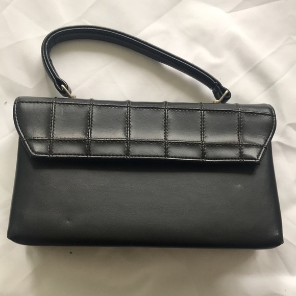 Black vintage leather satchel - Picture 3 of 3